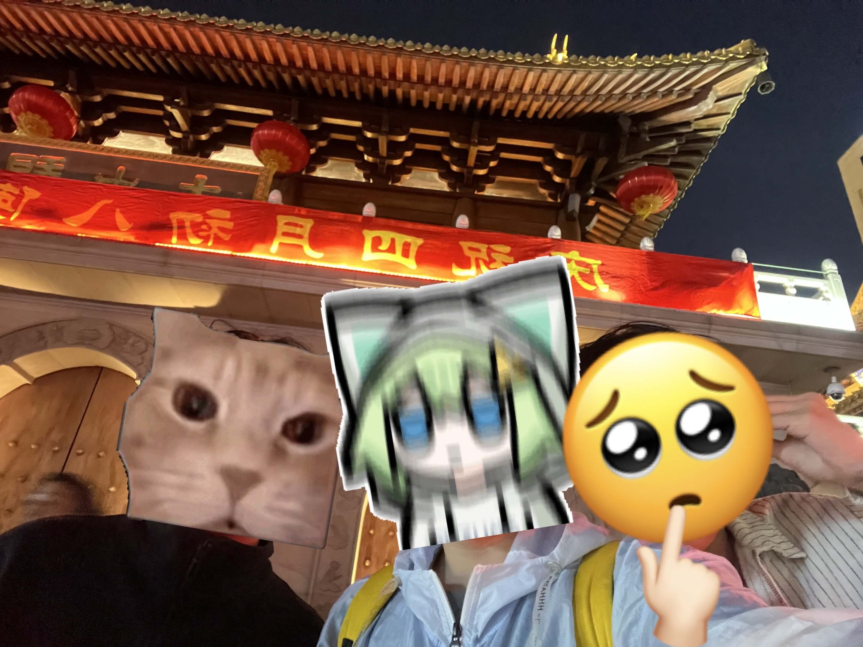 静安寺前自拍